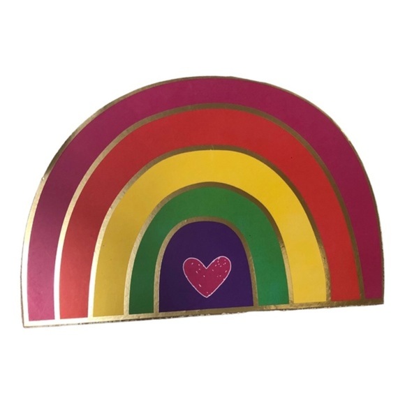 2pack set‎ of Rainbow half moon paper weight table decor - Picture 6 of 13